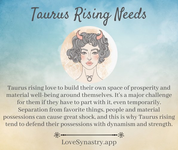 taurus rising traits 